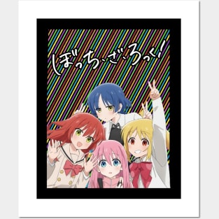 Gift Anime Music Four-Panel Posters and Art